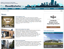 Tablet Screenshot of pro-realestate.be